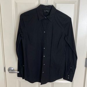 Black button down long sleeve J.Crew number 365 four tall